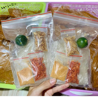 Bánh tráng trộn muối tép hành phi - btcouple_tn