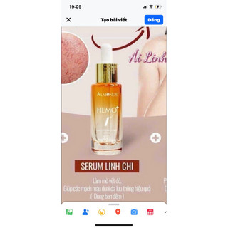 Serum linh chi almonds ;