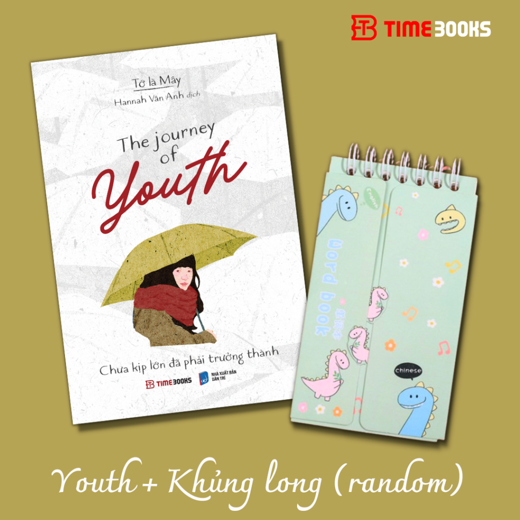 Combo Sách The Journey Of Youth - Chưa Kịp Lớn Đã Phải Trưởng Thành + Sổ Từ Vựng Word Book Sangchi