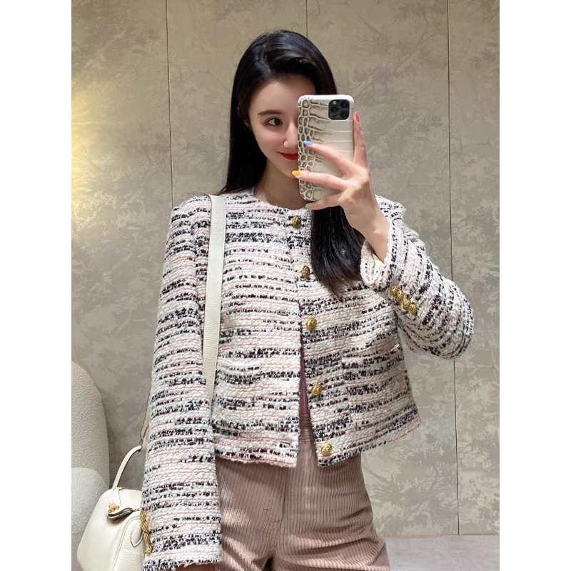 Áo khoác dạ tweed Korea [HÌNH THẬT]