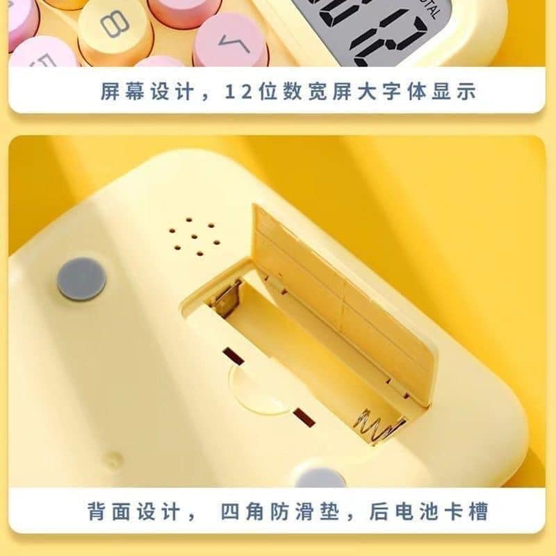 Máy tính cầm tay màu paster siêu xinh Size 16x11x2cm full hộp