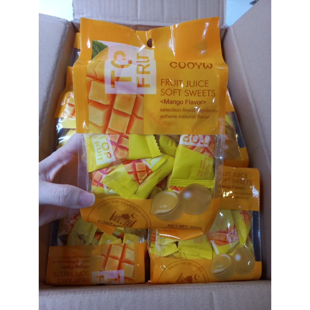 Kẹo dẻo Xoài Top Fruit COOYW 320g - Top Fruit Mango