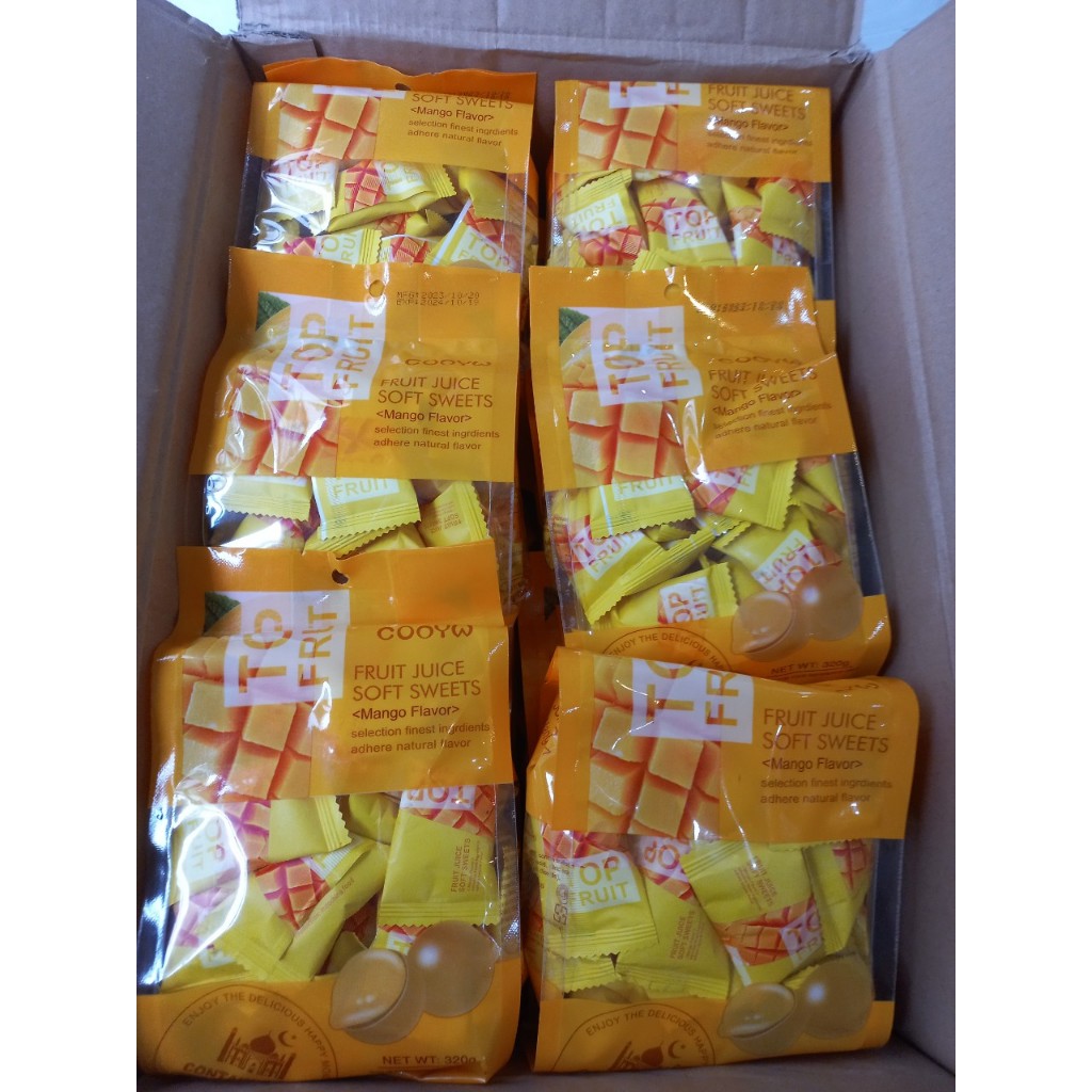Kẹo dẻo Xoài Top Fruit COOYW 320g - Top Fruit Mango