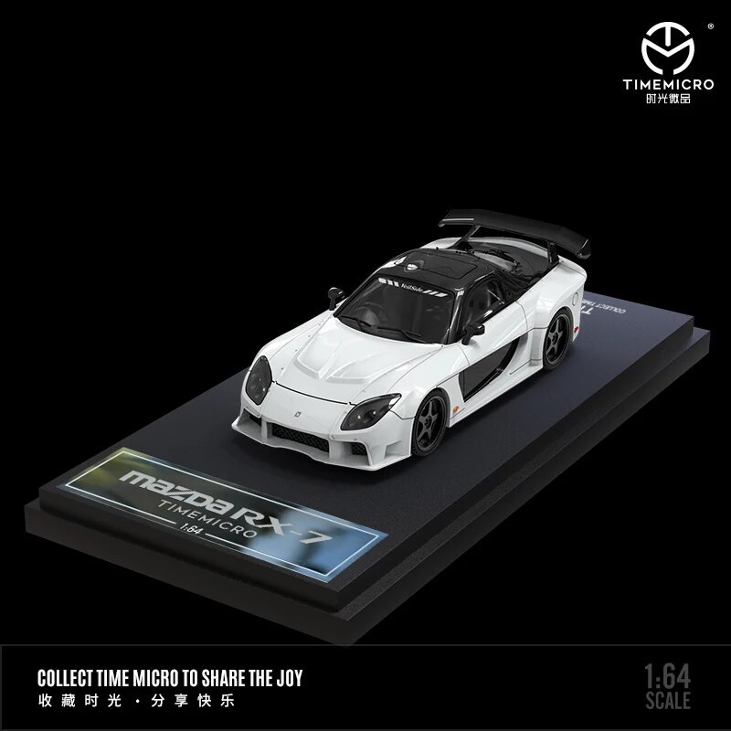 Mô hình xe Mazda RX-7 Veilside Han Lue limited 999pcs 1:64 Time micro