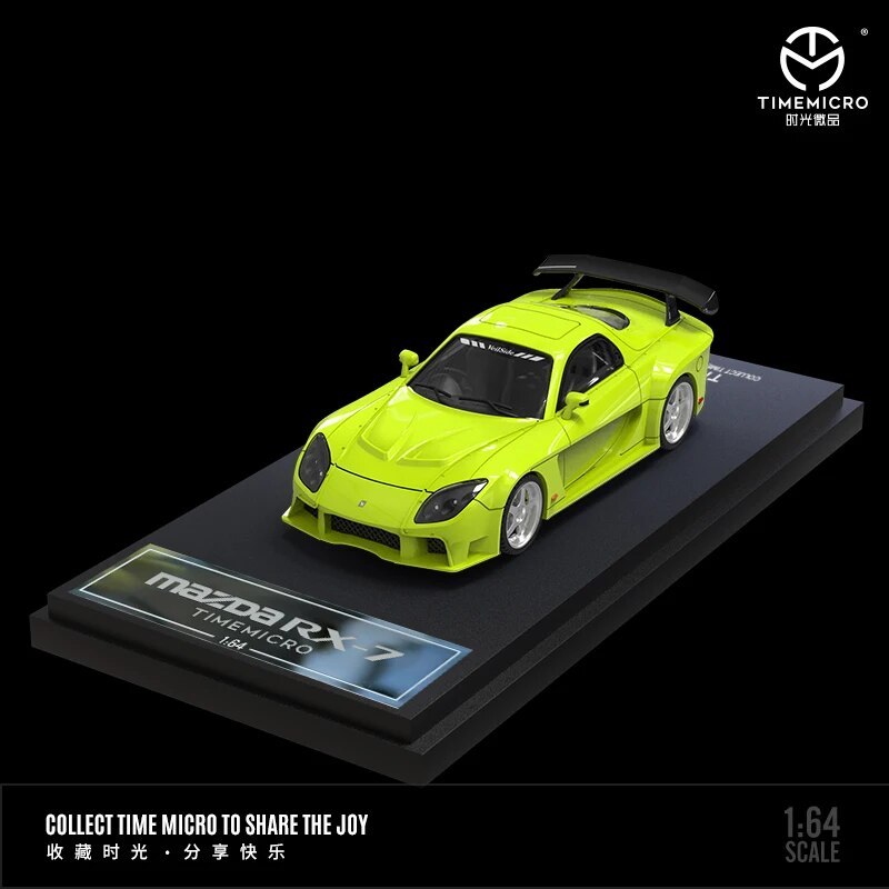 Mô hình xe Mazda RX-7 Veilside Han Lue limited 999pcs 1:64 Time micro