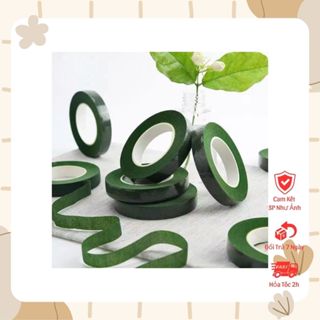  Cuộn băng keo sáp quấn cành kẽm nhung làm hoa BESTIEE0797 trang trí handmade DIY 