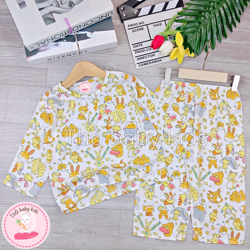 Bộ lanh/tole bé trai tay dài quần dài shop thỏ baby kids