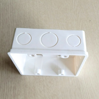 Đế âm đôi Nanoco dùng lắp mặt 4, mặt 6 thiết bị Panasonic