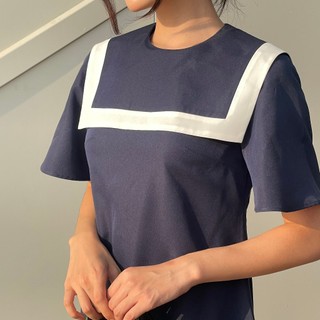 Váy cổ thuỷ thủ Carolyn JUN