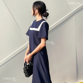 Váy cổ thuỷ thủ Carolyn JUN