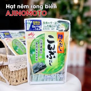 (Mẫu mới) Hạt nêm rong biển Ajnomoto Nhật Bản 112G cho bé từ 10M+