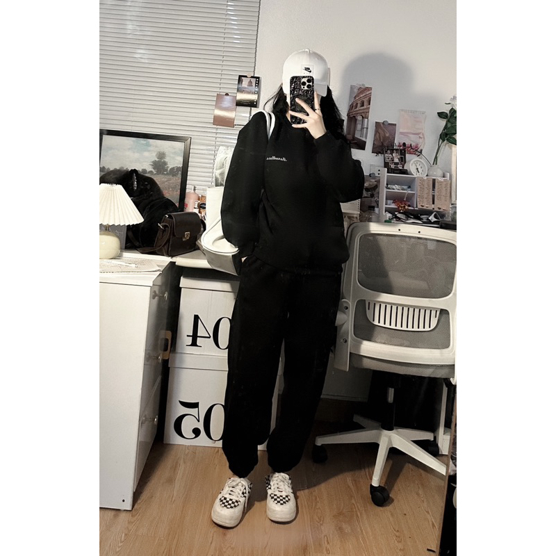 Bộ nỉ chữ siêu ấm