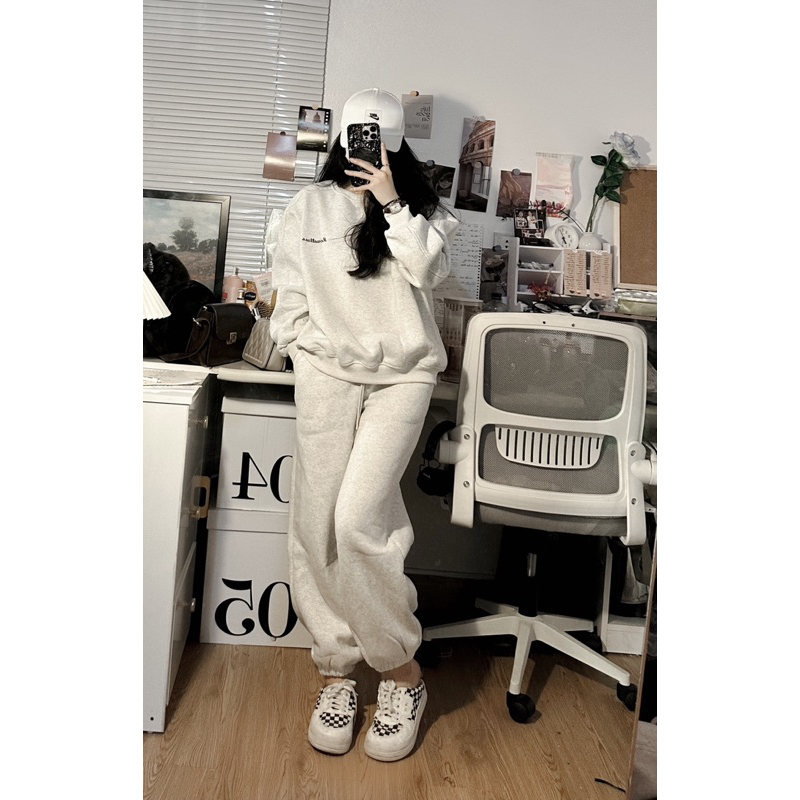 Bộ nỉ chữ siêu ấm