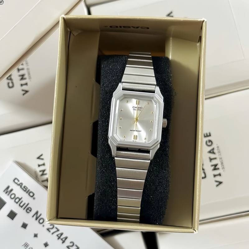 2746 Đồng hồ Casio bạc vintage fullbox