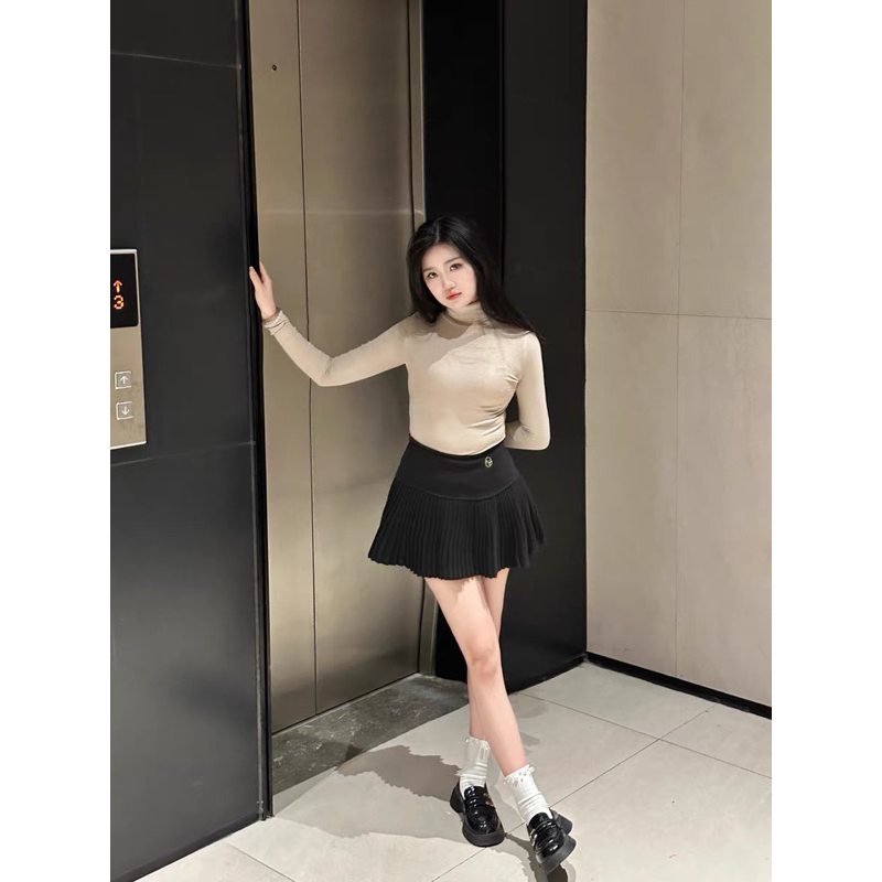 Chân váy xếp ly mùa thu đông order