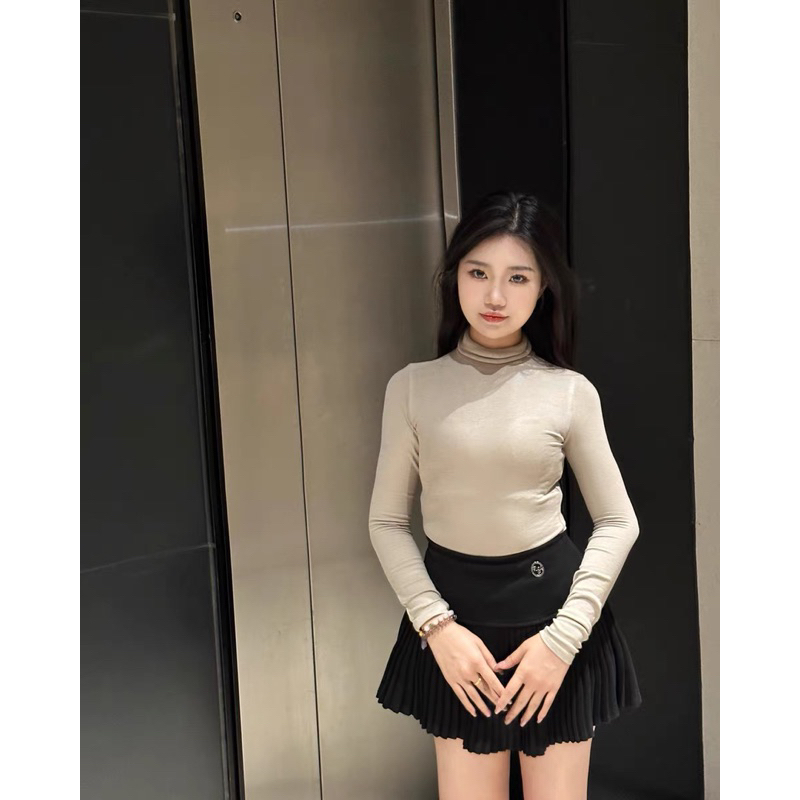 Chân váy xếp ly mùa thu đông order