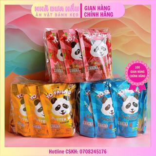 Sỉ- lốc 12 gói bánh qui gấu chấm kem yo friend thái lan gói 20gam