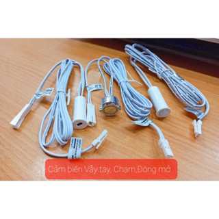 Cảm biến chạm, vẫy tay, chuyển động, đóng mở cho led 12v 24v màu đen cao cấp BH 24 tháng