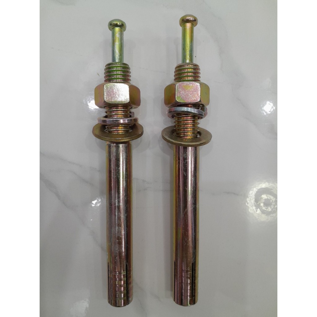 Tắc kê nở sắt M16 Dài 190mm, M16 dài 150mm, lắp đặt cầu nâng hai trụ, 4 trụ, cắt kéo