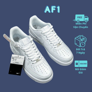 Giày full trắng, giày thể thao nam nữ, giày af1 trắng bản cao cấp full bill box