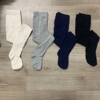 Quần tất bé gái nhí TDUN liền bàn co giãn tốt mềm mại màu đen trắng ghi xanh than hàng dư không tem tag Q032