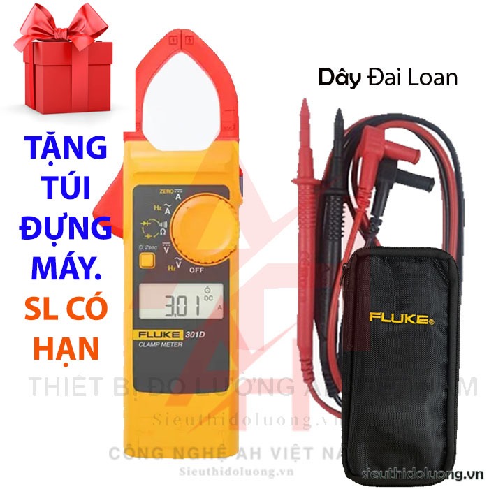FLUKE 301 B Ampe kìm Fluke 301B dây Đài Loan