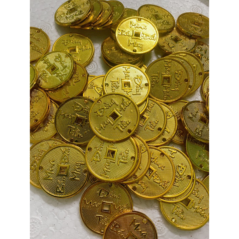 Đồng xu may mắn 3cm