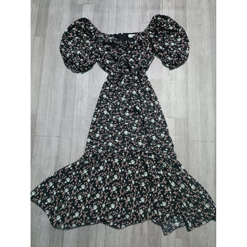 Đầm hoa voan size S