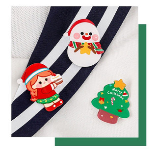Pin cài áo Chủ đề Noel (Giao ngẫu nhiên)