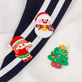 Pin cài áo Chủ đề Noel (Giao ngẫu nhiên)