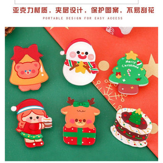 Pin cài áo Chủ đề Noel (Giao ngẫu nhiên)