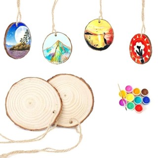 Miếng Gỗ Tròn Tự Nhiên Dùng Trang Trí Decor