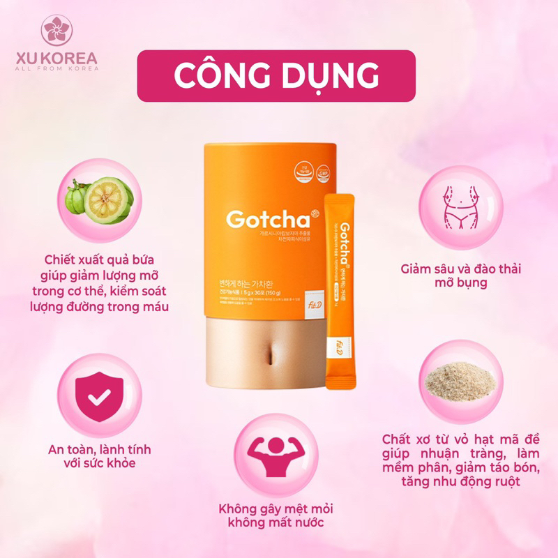 Viên Tiêu Mỡ Bụng GOTCHA | Xù Korea