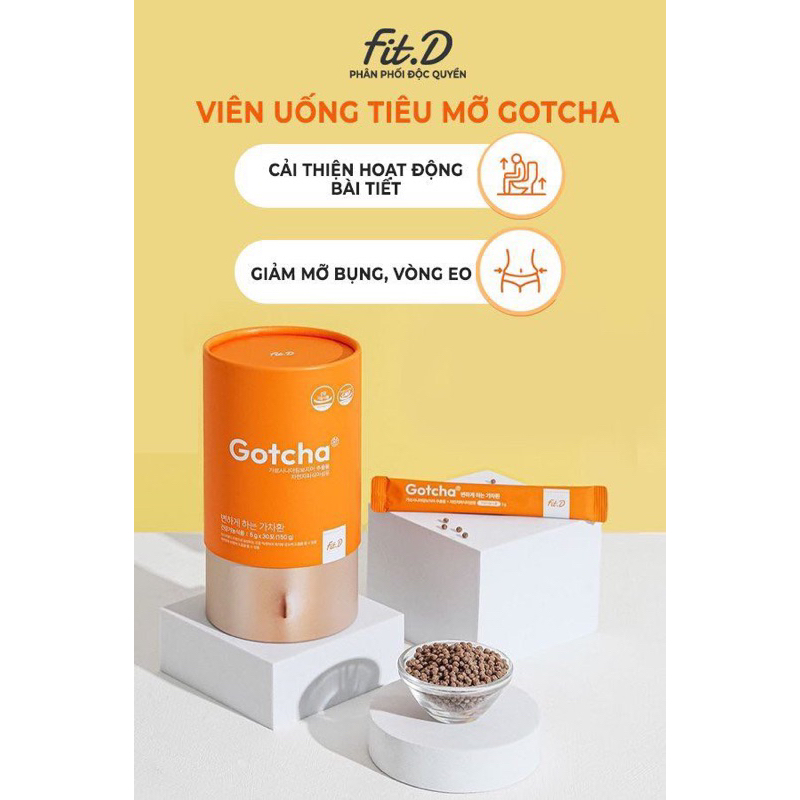 Viên Tiêu Mỡ Bụng GOTCHA | Xù Korea