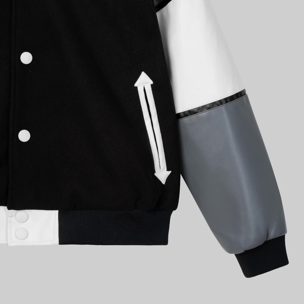 Áo Khoác Form Boxy Bomber Varsity Jacket The Bad God Dunken