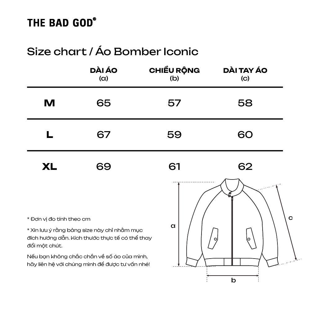 Áo Khoác Bomber Versity Jacket The Bad God Blue Lantern