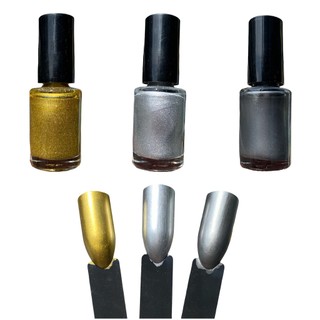 Chai 5ml (Sơn Loãng - Giả Xi) Kim Loại hiệu ứng sáng mạnh, trang trí, sáng tạo (chọn màu)