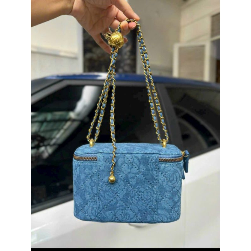 Túi cốp xanh xám