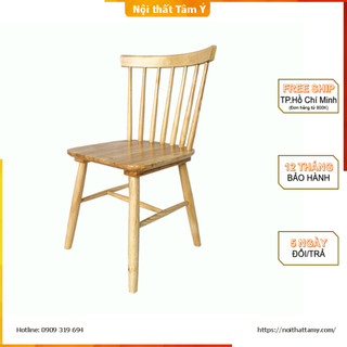 Ghế Song Tiện 7 Nan✌FREE SHIP HCM✌ Ghế ăn Cao Cấp Thương hiệu Nội Thất Tâm Ý