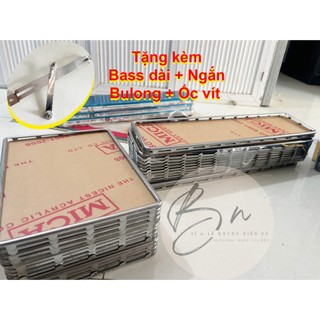Khung Biển Số Ô Tô - Mẫu kích thước cũ - Viền INOX cao cấp Kiểu BO TRÒN  - [ Tặng Bulong, ốc vít ]