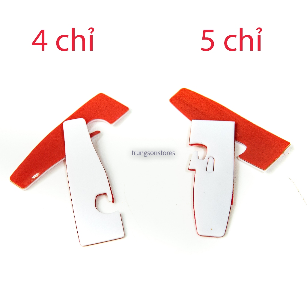 nhựa dán , đế dán chân vịt máy vắt sổ 4 chỉ , 5 chỉ cắt sẵn có keo jack , siruba , bruce ...
