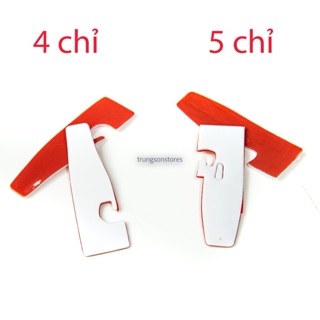nhựa dán , đế dán chân vịt máy vắt sổ 4 chỉ , 5 chỉ cắt sẵn có keo jack , siruba , bruce ...