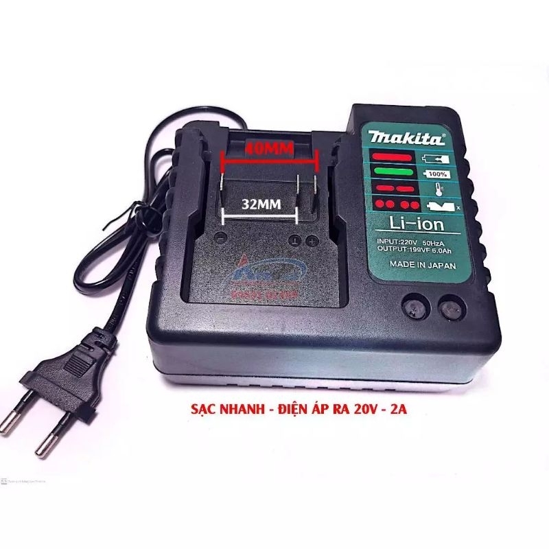 Thân máy siết bulong Hitachi 199v 199vf, động cơ không chổi than 21v, đầu 2 trong 1