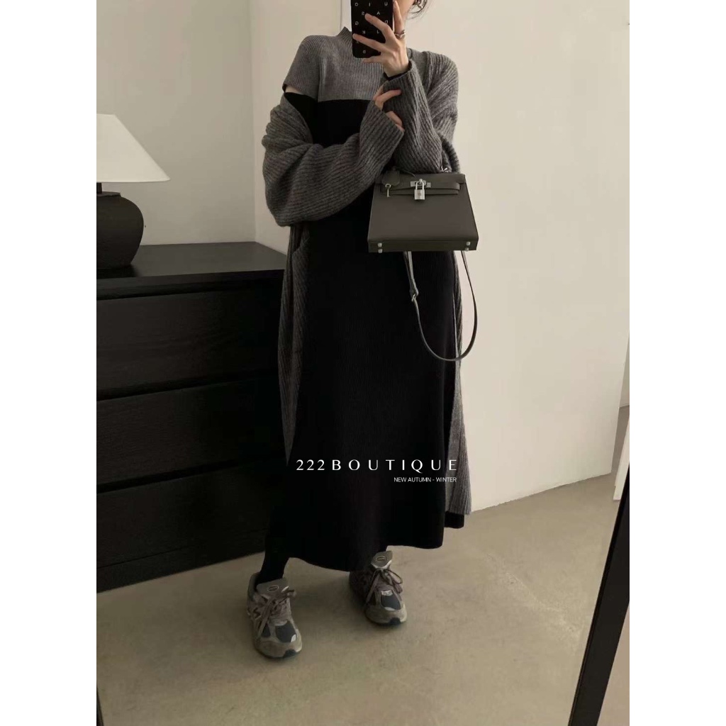 Váy len mix thân onetime 6097