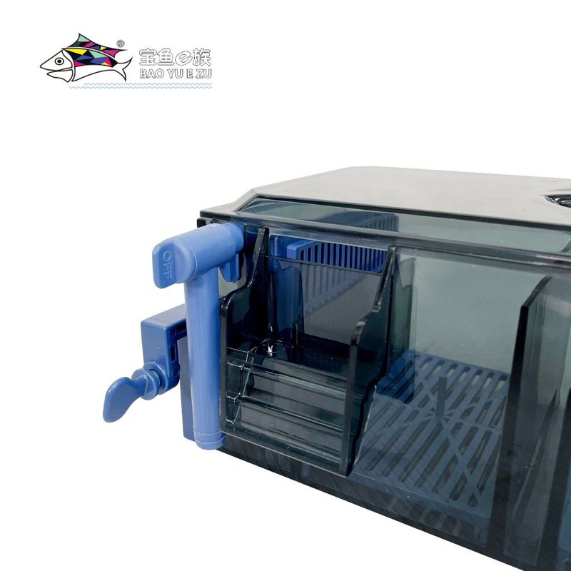 Lọc Tràn Trên Kèm Bơm Baoyu G-30 G-50 G-60 - Lọc Treo Kẹp Thành Bể Cá