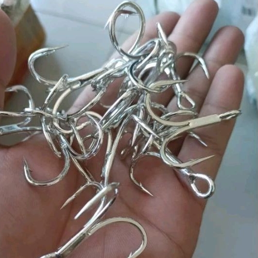 Lưỡi 3 tiêu, Lưỡi thay cá giả, Lưỡi BKK chính hãng 6066 4x NP Btin