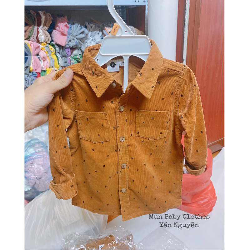 MS106 áo sơ mi xuất dư cho bé