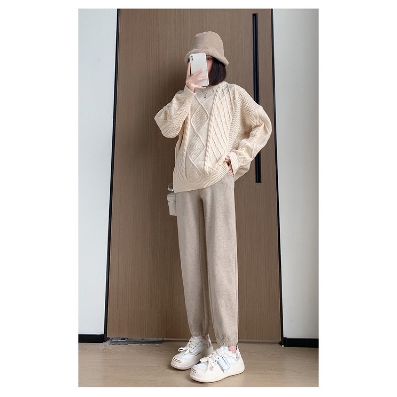 Quần Bầu Thu Đông _bo chân _chất dạ hàn _dày dặn hàng đẹp