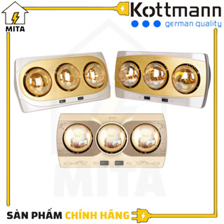 Đèn sưởi nhà tắm 3 bóng Kottmann - Chính hãng bảo hành 3 năm - MITA