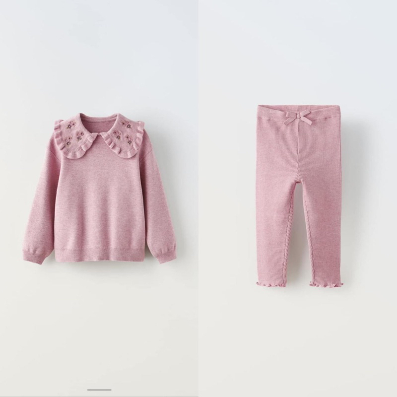 Quần legging zara bé gái